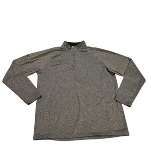 UNRL‎ Interlock Elite Size 1/4 Zip Grey Mens Large Athleisure